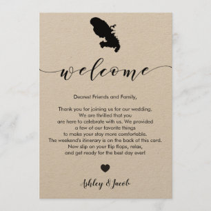 Programme LETTRE Mariage DE Bienvenue EN Martinique