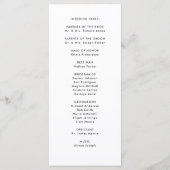 Programme Liage minimal | MARIAGE (Dos)