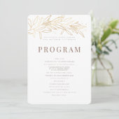 Programme Liage Or Moderne + Mariage minimaliste (Debout devant)