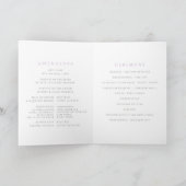 Programme Lilac Lilac Fleurs sauvages Mariage plié (Intérieur)