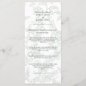 Programme Lily of the Valley Wedding Program (Devant)