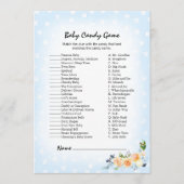 Programme Lion Cub Floral Blue Baby Candy Douche Jeu (Devant)