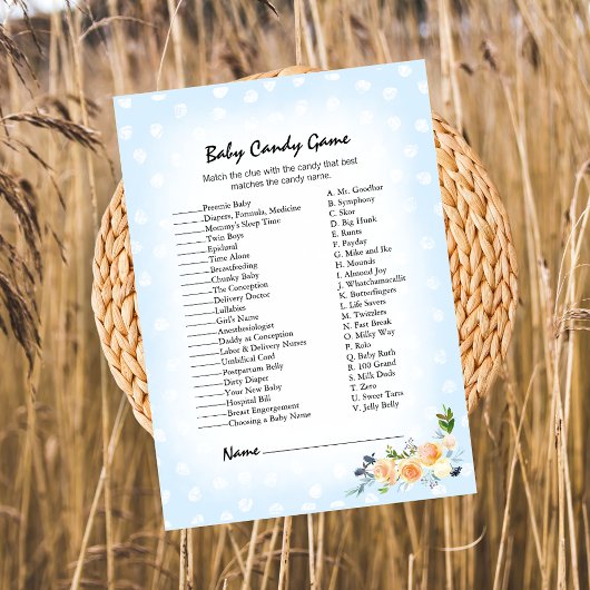 Programme Lion Cub Floral Blue Baby Candy Douche Jeu