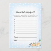 Programme Lion Cub Floral Blue Devine Que Bébé Nourriture Je (Devant)