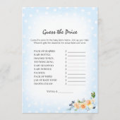 Programme Lion Cub Floral Blue Devinez Le Jeu De Douche Prix (Devant)