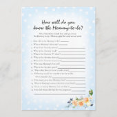 Programme Lion Cub Floral Blue Qui Connaît Maman Meilleur Je (Devant)