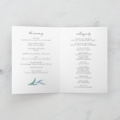 Programme Livret de mariage Fleurs de Lavande à l'aquarelle  (Intérieur)