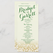 Programme Lumières à double couche or et ivoire (Devant / Derrière)