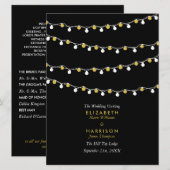 Programme Lumières Modernes à Fil, Mariage Blanc & Or (Devant / Derrière)