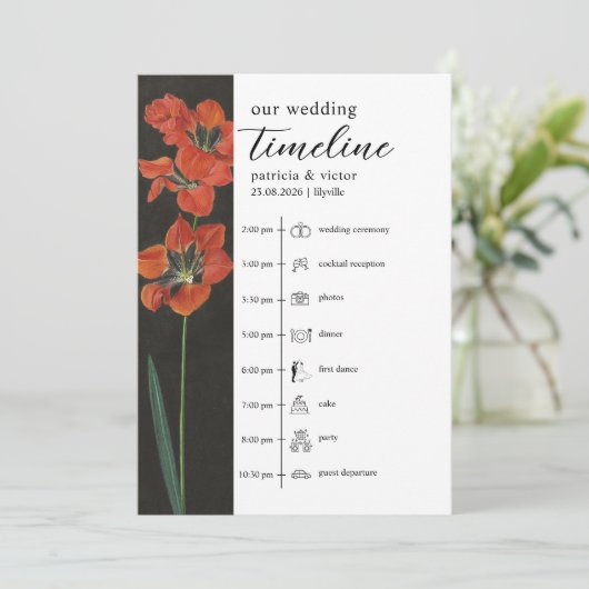 Programme Lys rouge, Dutch Master, peinture (Debout devant)