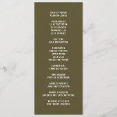 Programme M. & Mme Mariage de coeur du bloc photo (Dos)