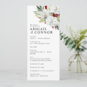 Programme Magnolia blanc vert rouge tropical (Debout devant)