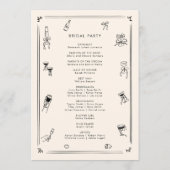 Programme Main tirée Quirky Black & White Vieux Mariage arge (Dos)