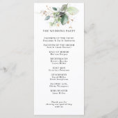 Programme Mariage à la verdure Eucalyptus (Dos)
