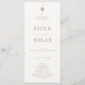 Programme Mariage à OASIS Beach (Devant)