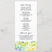 Programme Mariage arc-en-ciel vibrant (Dos)