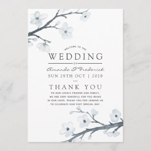 Programme Mariage aux fleurs de cerisier
