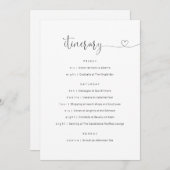 Programme Mariage / Bachelorette Party / Anniversaire (Devant / Derrière)