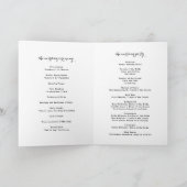 Programme Mariage Black Eat, Drink and Be Married (Intérieur)