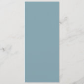 Programme Mariage bleu (Dos)