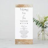 Programme Mariage Bohème Élément Neutre Naturel Aéré (Debout devant)