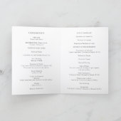 Programme Mariage Catholique Formel Classique Intemporel (Intérieur)