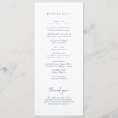 Programme Mariage céleste Boho (Dos)