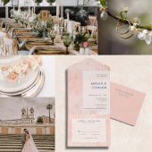 Programme Mariage chic de pêche Ovales et cercles