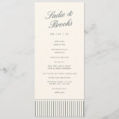 Programme Mariage classique à rayures fines en épicéa fumé (Devant)