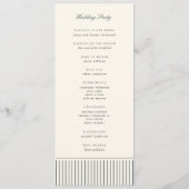 Programme Mariage classique à rayures fines en épicéa fumé (Dos)