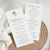 Programme Mariage Classique aux Hydrangeas au Charbon de Boi