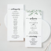 Programme Mariage classique de feuillage vert Eucalyptus