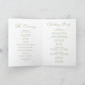 Programme Mariage Classique Hydrangea Vert Olive (Intérieur)