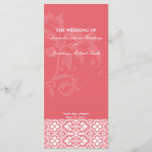 Programme mariage damassé - Honeysuckie Mariage ro