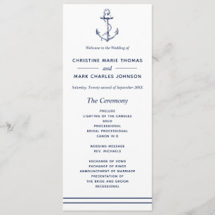 Programme Mariage d'Ancres de la marine nautique