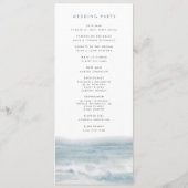 Programme Mariage d'aquarelle côtière à marée basse (Dos)