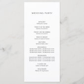 Programme Mariage d'aquarelle Tropical Palm Tree Beach (Dos)