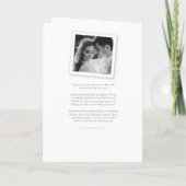 Programme mariage d'art Brown de monogramme de coeur blanc e (Dos)