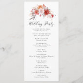 Programme Mariage d'automne de l'automne de l'automne de l'a (Dos)