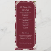 Programme Mariage d'automne et d'hiver Hydrangea Bourgogne F (Dos)