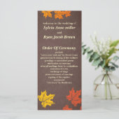 Programme mariage de automne (Debout devant)