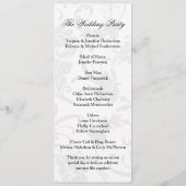 Programme Mariage de couronnes florales Boho vert (Dos)