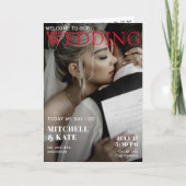 Programme Mariage de couverture de magazine (Devant)