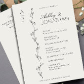 Programme Mariage de diviseur floral biologique moderne