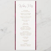 Programme Mariage de la passion bourguignonne (Dos)