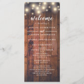 Programme Mariage de lumière à chaîne de bois (Devant)