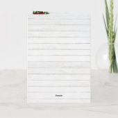 Programme Mariage de Noël de la branche des roses rouges et (Dos)