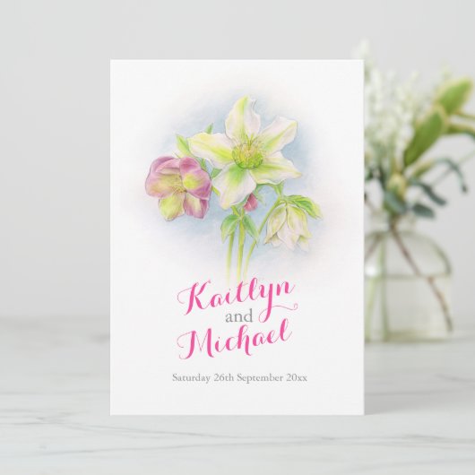 Programme Mariage de ressort d'aquarelle (Debout devant)