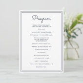 Programme Mariage de script simple minimaliste (Debout devant)