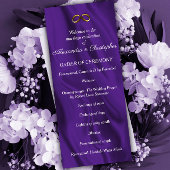 Programme Mariage de soie violette